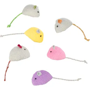 Pluszowa mysz z kocimiętką, 5 cm, różne kolory